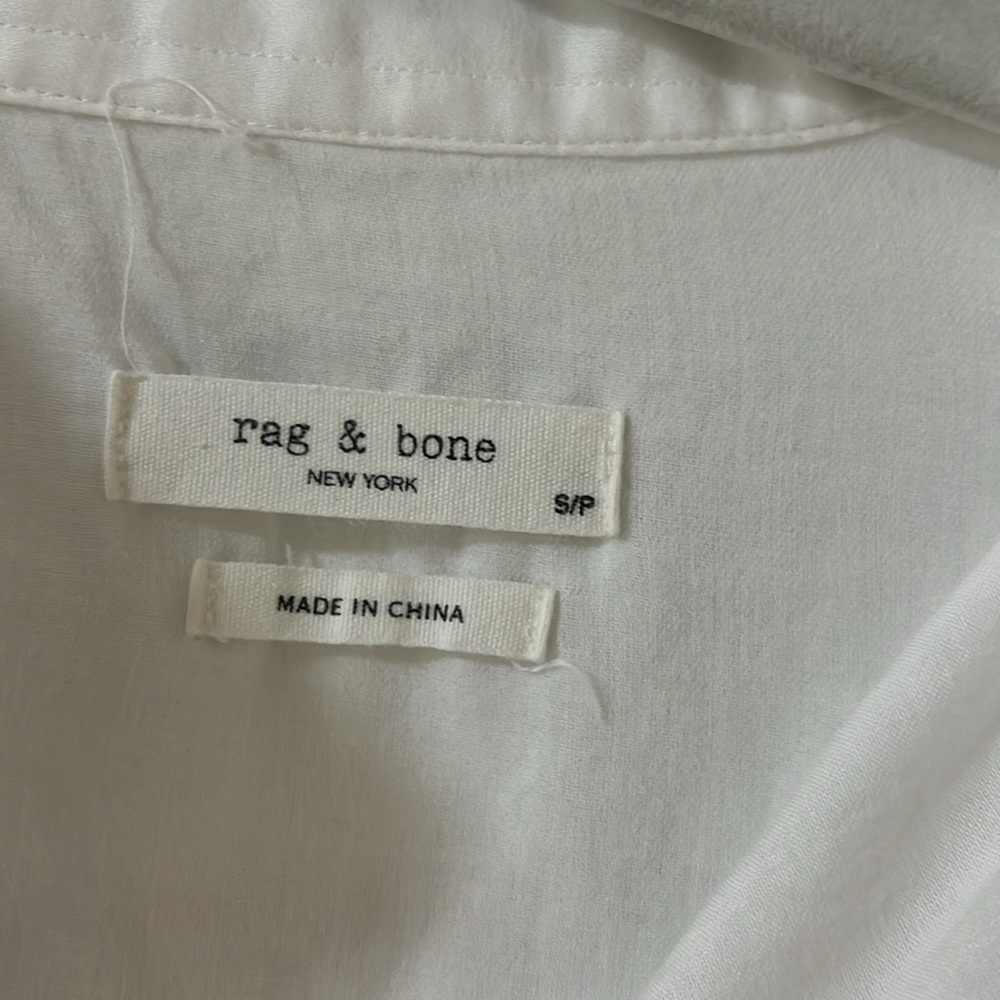 Rag & Bone White Button Down Blouse - image 2